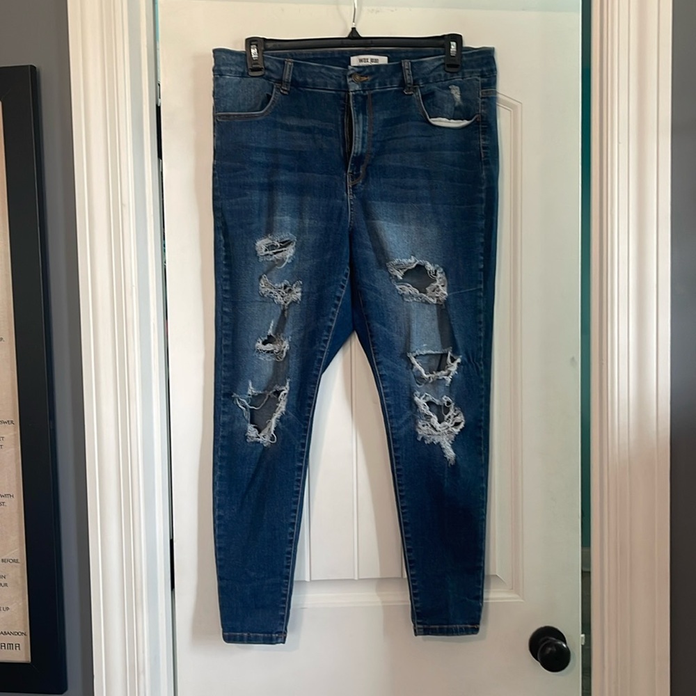 Stretchy skinny jeans